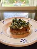 Hamburger e cavolo nero