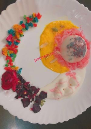A picture of Vegan faluda with coconut milk.