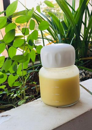 Hình của món Sữa cà rốt yến mạch macca.