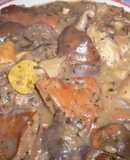 Setas en salsa