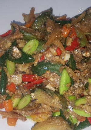 Foto resep Tumis teri pedas