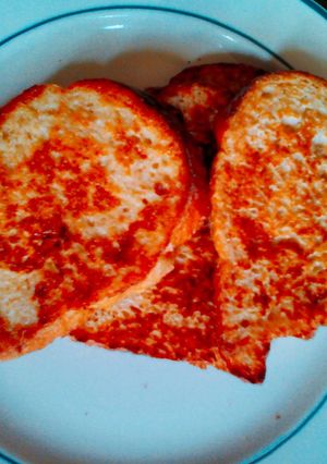 A picture of French toast (Toast mayai).