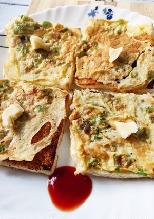 অন্য রকম ডিম টোস্ট (dim toast recipe in Bengali) রেসিপির প্রধান ছবি