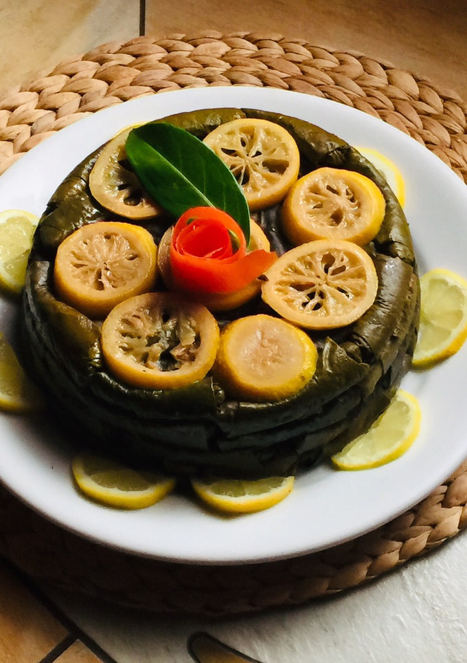 صورة لوصفة ورق عنب بالخضرة