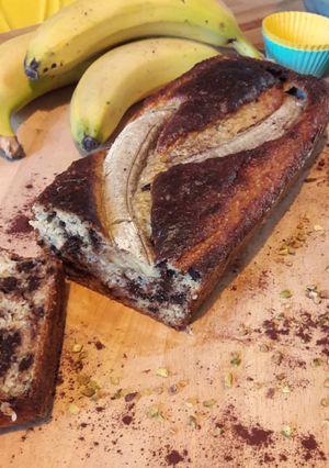 Une photo de Banana bread pépites de chocolat