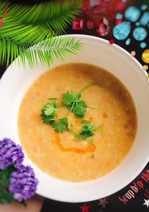 Hình của món Soup bắp thịt bò khoai Tây cà rốt.