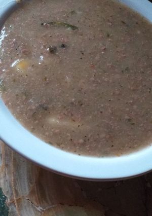 Una foto de Guiso de mandioca y carne