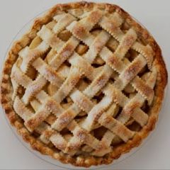 A picture of Small apple pie.