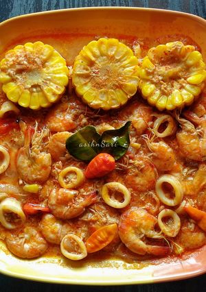 Foto resep Udang Cumi Saus Padang