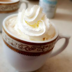 A picture of Sweet and creamy coffee.