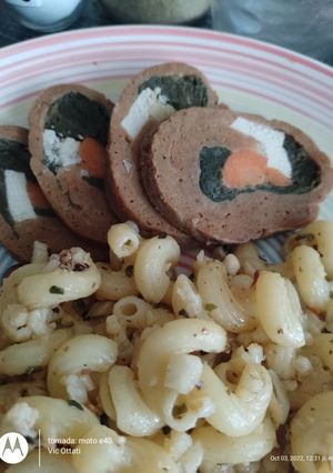 Una foto de Fideos veganos al coliflor #elijococinar
