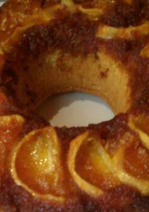 Una foto de Bizcochuelo de naranja invertido