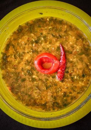 A picture of Daal Bhaji.