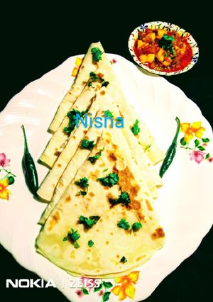 A picture of Rumali Roti.