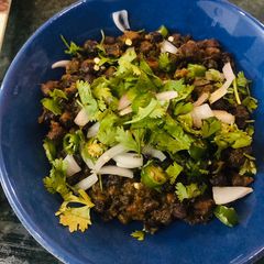 A picture of Masala  Chana Chaat.