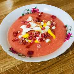Una foto de Salmorejo