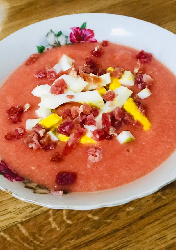 Una foto de Salmorejo