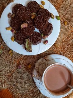 صورة لوصفة ورود شكولا دبي