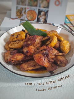 Foto resep Ayam & Tahu Goreng Mentega (bumbu oriental)