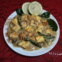 A picture of Gandharaj lemon paneer.