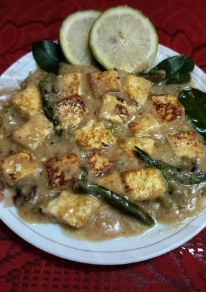 A picture of Gandharaj lemon paneer.