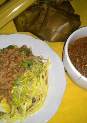 Foto resep spaghetti toge goreng