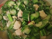 Gambar oyong baso ayam