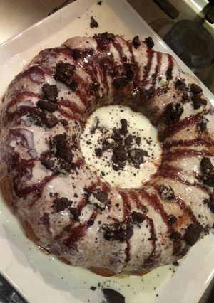 صورة لوصفة كيكة الأوريو بنكهة القرفه😋😋