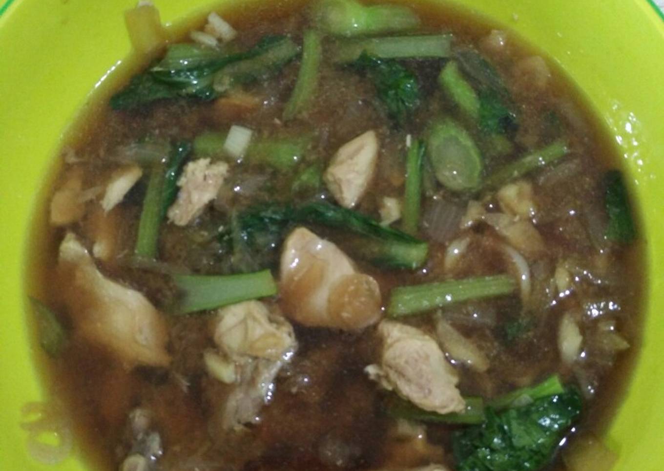 Sop ayam teriyaki slow cooker