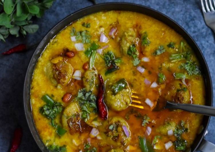 My Daughter love Daal dhokli with cluster beans &amp; fenugreek leaves