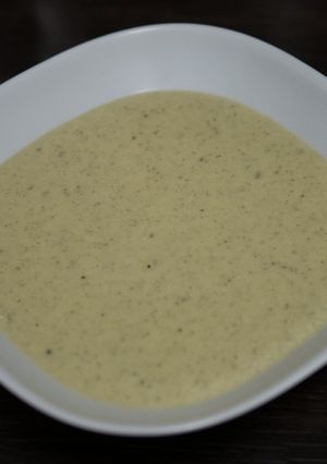 A picture of Zucchini soup.