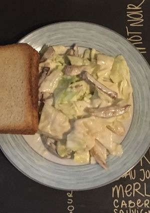 Una foto de Ensalada de papa con plátano