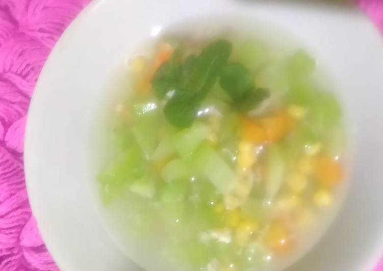 Recipe: Perfect Sop jagung simpel