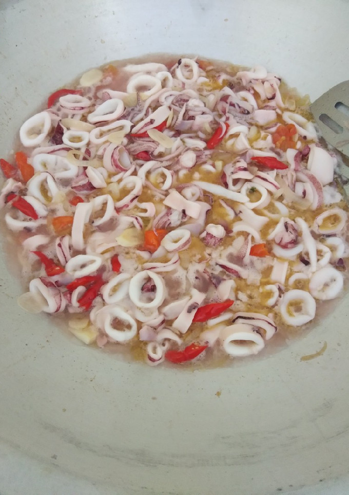 Foto resep Tumis cumi pedas