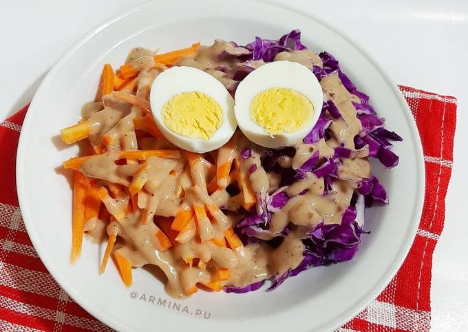 Resep Egg Veggie Salad Simple