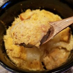A picture of Pumpkin Pie Bread Pudding.
