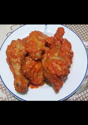Foto resep Ayam bumbu rujak pedas