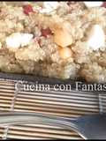 Quinoa con ceci, feta e bacche di Goji
