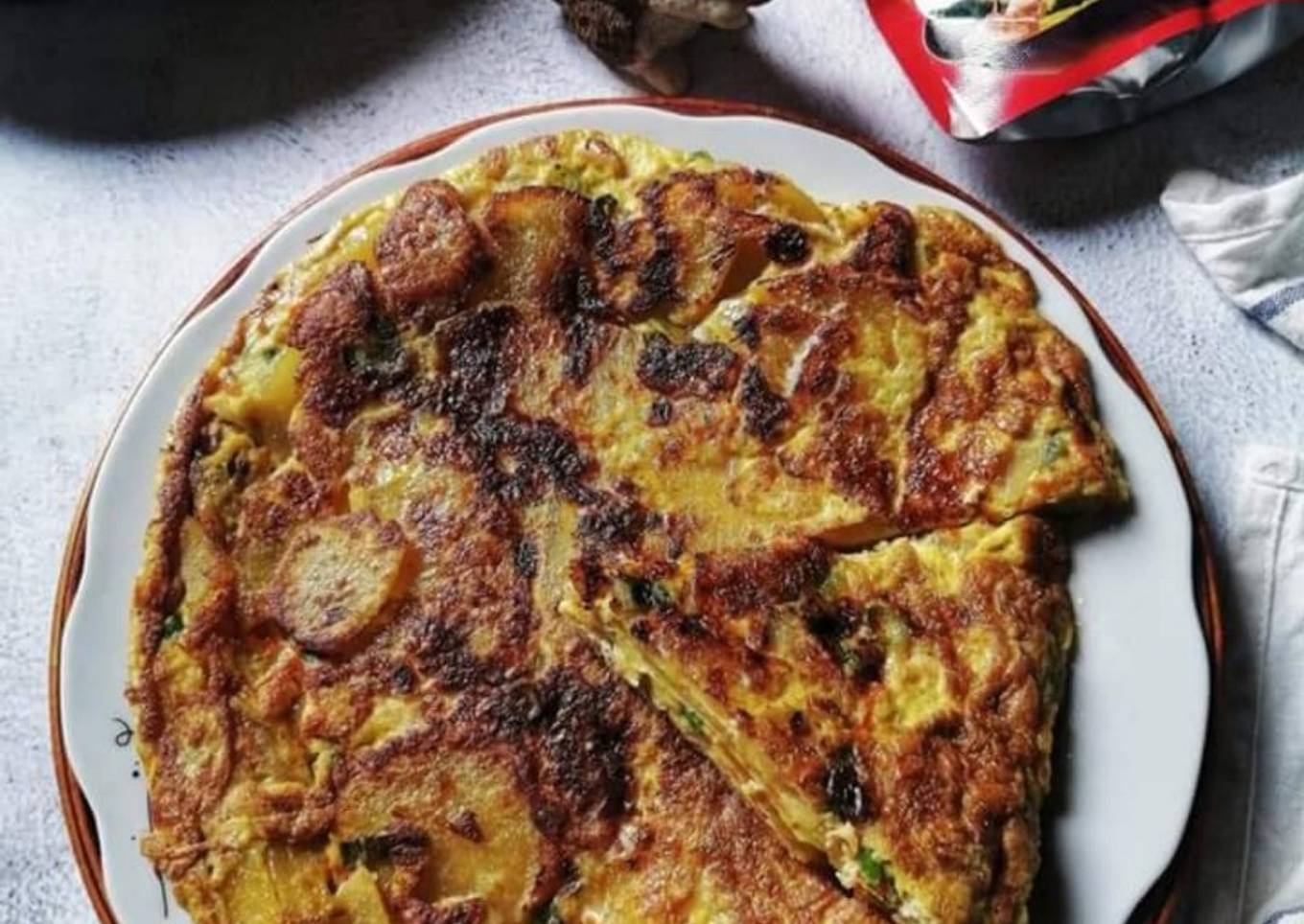 Telur dadar Sifu Spanyol