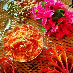 A picture of Gazar ka Halwa.