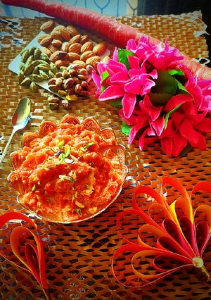A picture of Gazar ka Halwa.