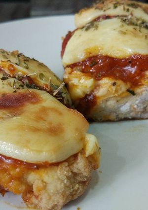 Foto resep Ketofy Chicken Parmigiana