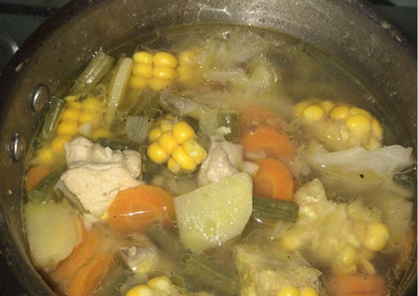 Sop ayam sayur