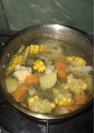 Foto resep Sop ayam sayur