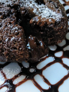 Una foto de Coulant de chocolate