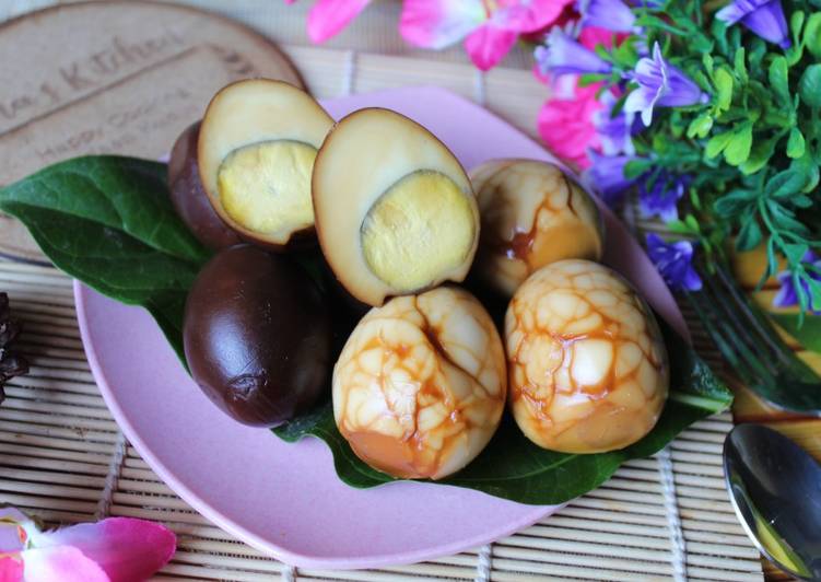 Pindang telur batik karamel