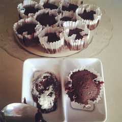 A picture of ChocoLava Cake, No Mixer No Oven.