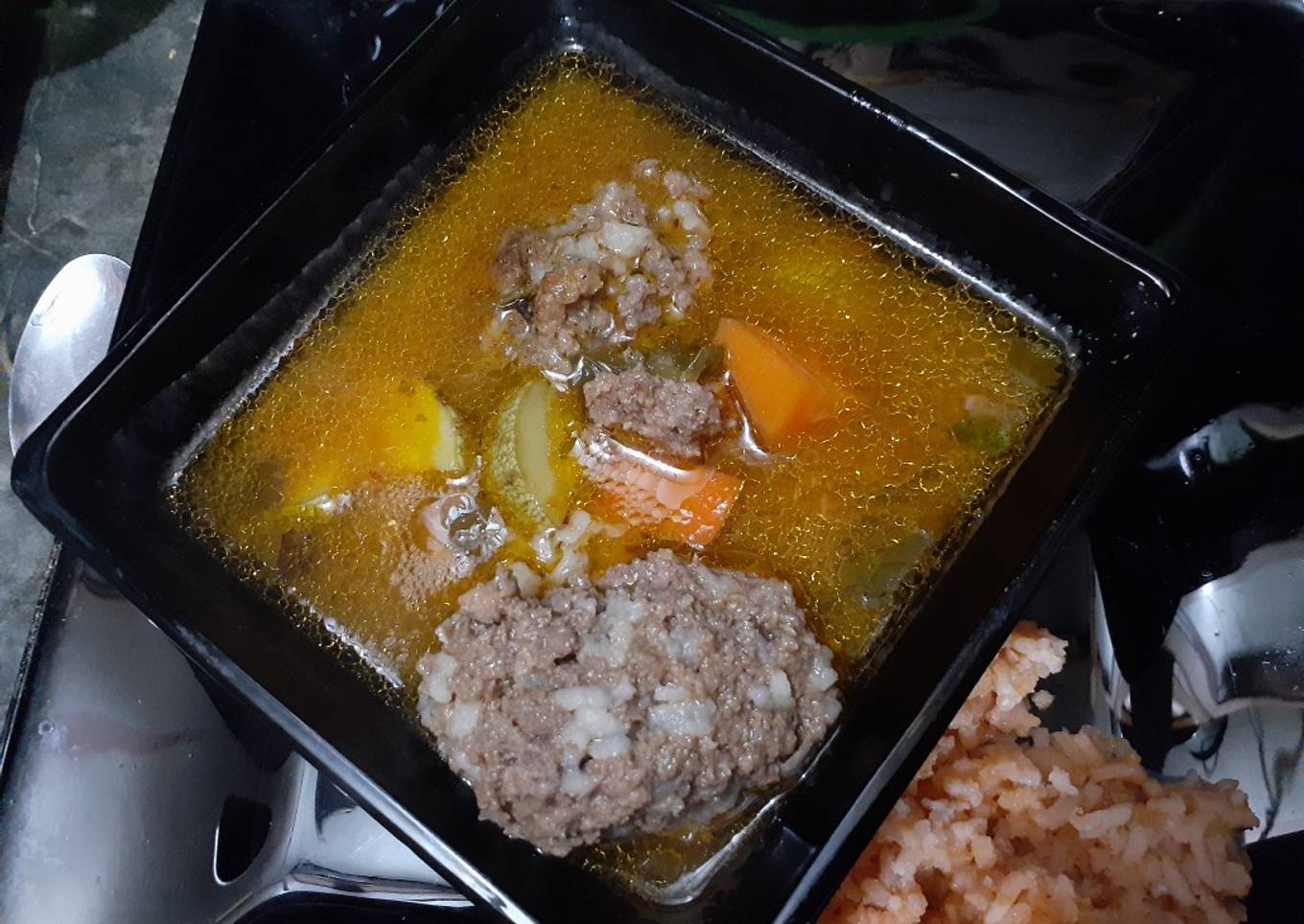 Albóndigas con verduras👩‍🍳