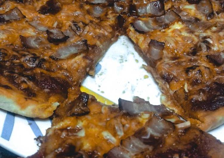 Pizza casera sin levadura