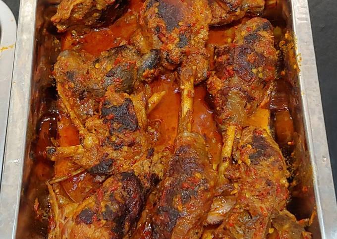 Resep Ayam Bakar Bumbu Rujak yang Lezat Sekali